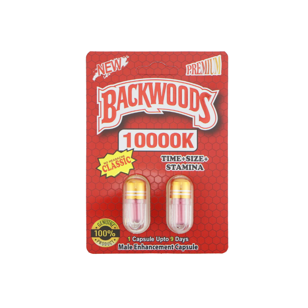 Backwoods Premium 10000K (2 Capsules) — Buy online at GoldenClimax.co