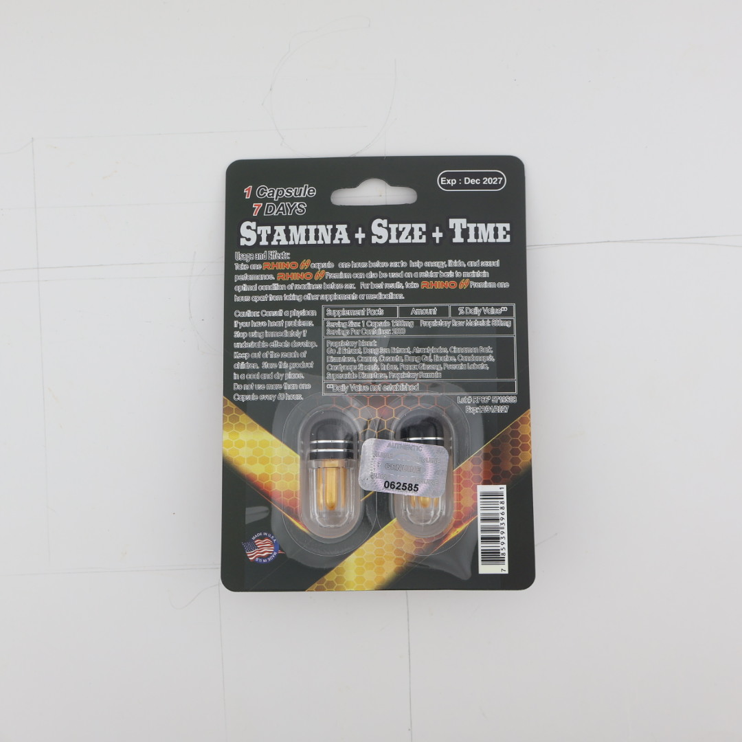 Rhino 69 1100K (2 Capsules) — product photo 1 | GoldenClimax.co