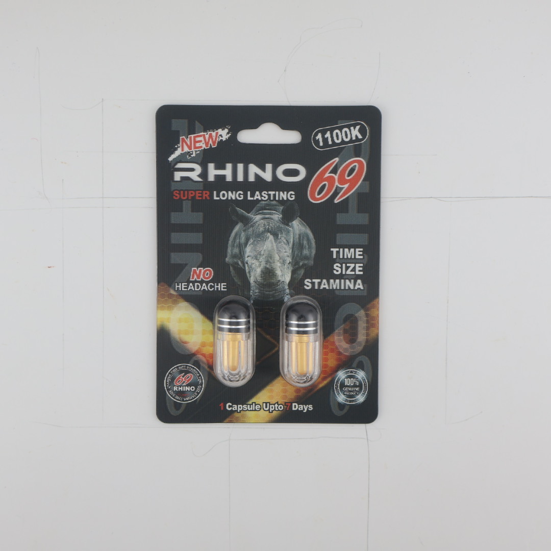Rhino 69 1100K (2 Capsules) — Buy online at GoldenClimax.co