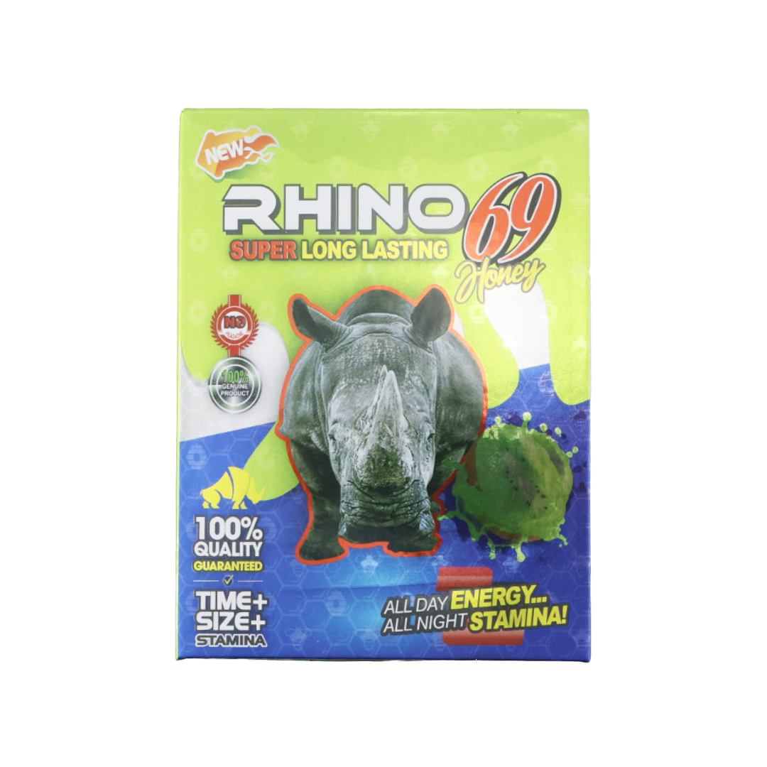 Rhino 69 Kiwi Honey (12 Sachets) — Buy online at GoldenClimax.co