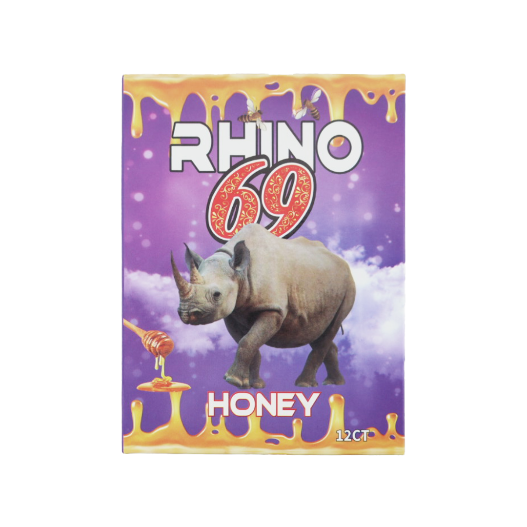Rhino 69 Purple Honey (12 Sachets) — Buy online at GoldenClimax.co